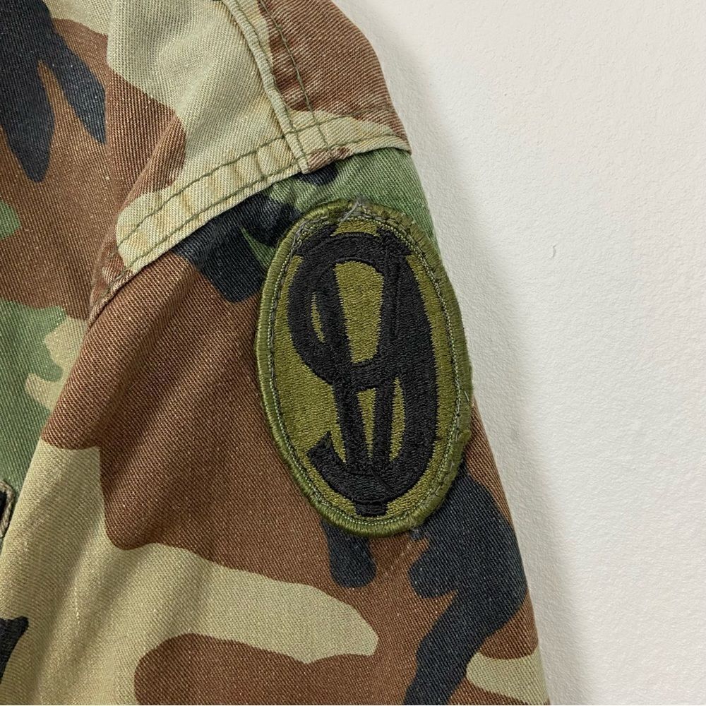 BDU‎ Shirt Retired Woodland Camouflage Cargo Tactical Hunting Military - Picture 9 of 10